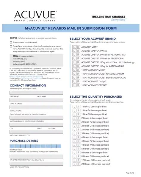 Rewards Receipt Submission Form .